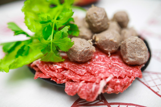 火鍋牛肉丸牛肉片