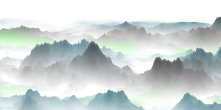 暈染山水