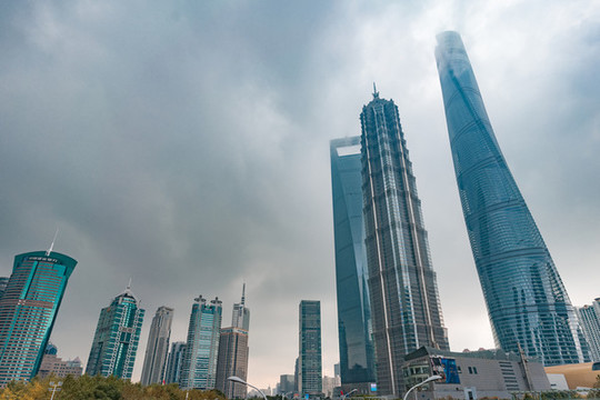 上海浦東金融中心摩天大樓