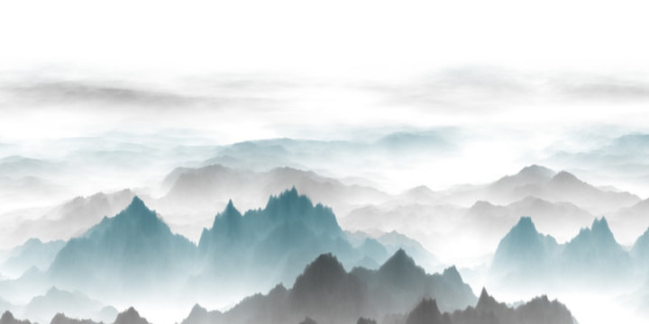 抽象山水