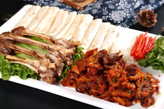 羊腿肉夾餅