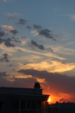 夕陽彩霞