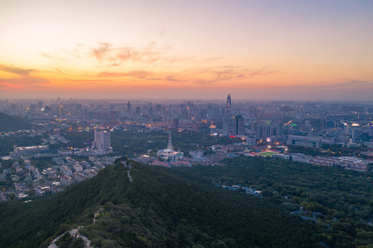 千佛山航拍濟南城市風光21