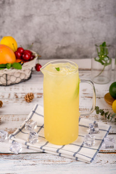 蜂蜜檸檬茶飲品高清圖