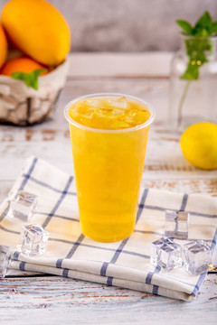 檸檬茶飲品高清圖
