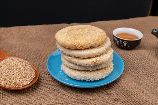 湖南衡陽地方特產酥薄月芝麻月餅