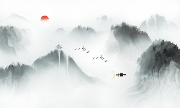 新中式山水