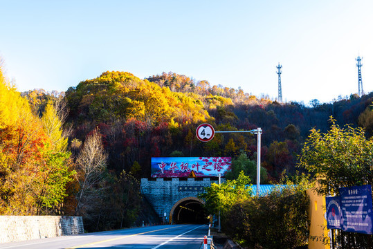 本溪中華楓葉之路新開嶺隧道