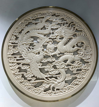 龍鳳呈祥石雕