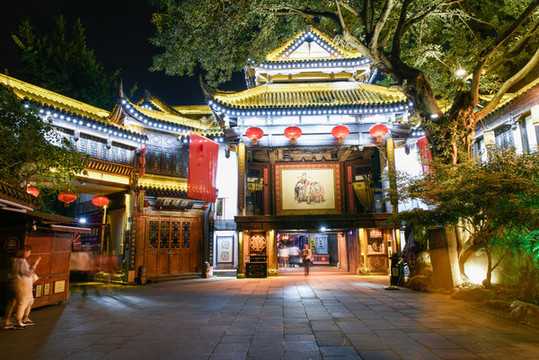 成都錦里夜景