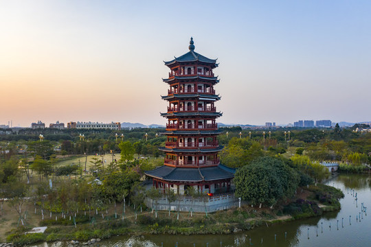 東莞華陽湖濕地公園華陽塔