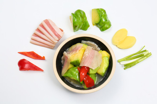 咸肉云南小瓜