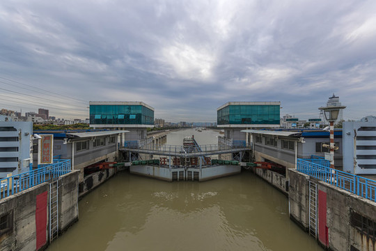 葛洲壩3號船閘全景