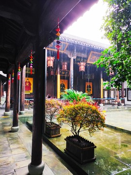 洪氏宗祠內(nèi)景