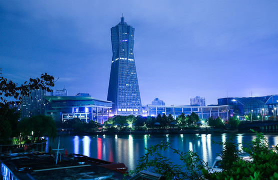 浙江環(huán)球中心夜景