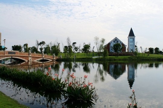 公園湖泊