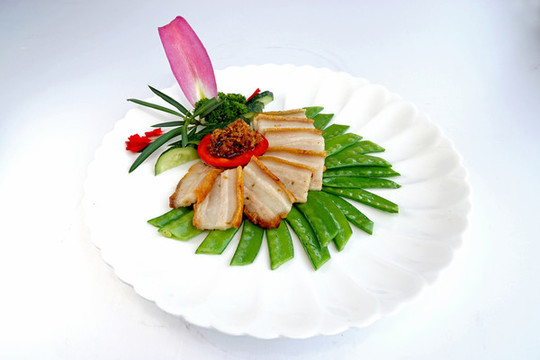 XO醬蘭豆炒叉燒