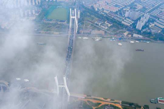 航拍上海城市全景053
