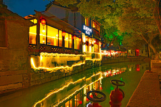 同里古鎮(zhèn)夜景