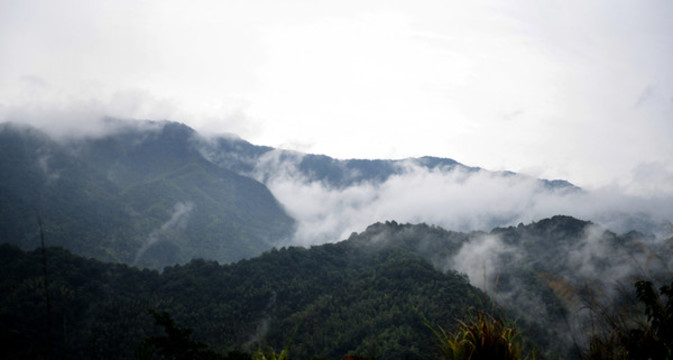 江西鉛山雨后畬鄉(xiāng)如水墨畫