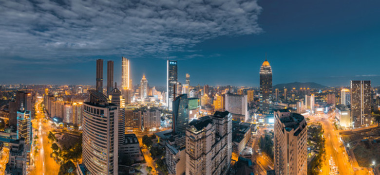 無(wú)錫城市CBD夜景