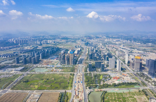 杭州文一西路大全景