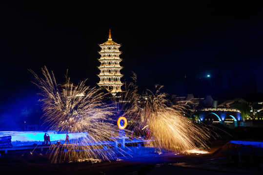 打鐵花