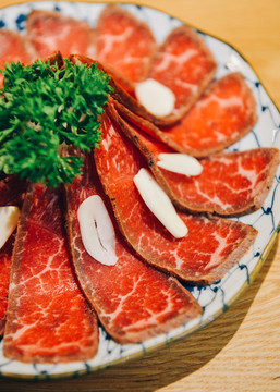 雪花牛肉