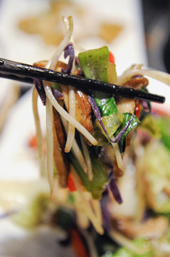 豆角炒青菜