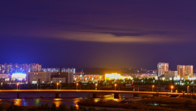 海拉爾夜景