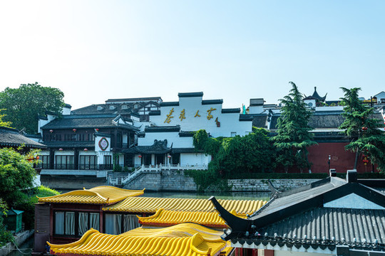 南京夫子廟秦淮河風(fēng)光