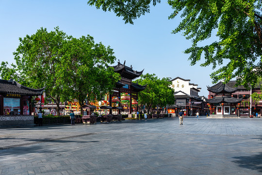 南京夫子廟秦淮河風(fēng)光