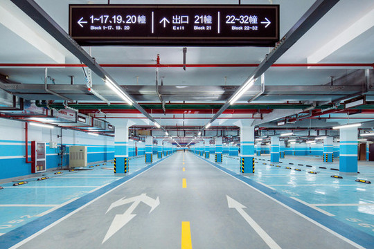 地下停車場