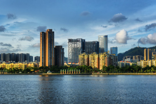 城市江景