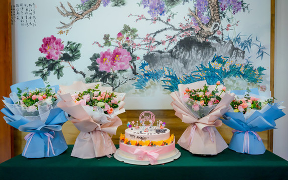 鮮花蛋糕