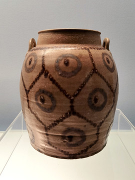 唐代花釉執(zhí)壺