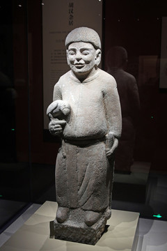唐代男石俑