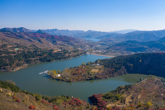 航拍章丘紅山翠谷023