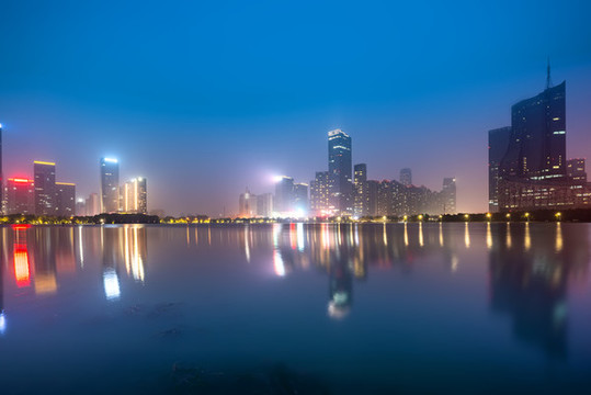 合肥政務(wù)中心夜景