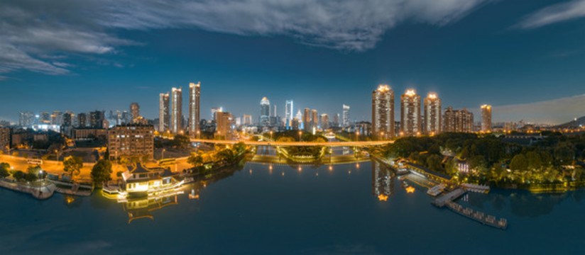 無錫江心公園城市CBD夜景