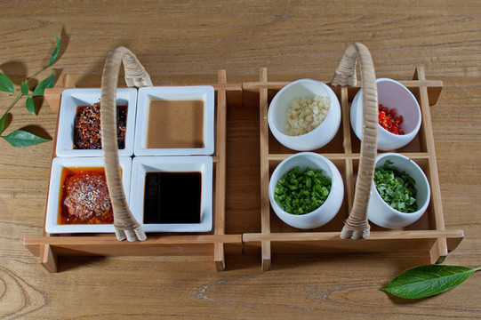 火鍋蘸料大拼盤