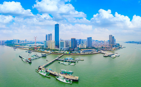 廈門海灣城市風(fēng)光