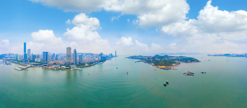 廈門海灣城市風(fēng)光