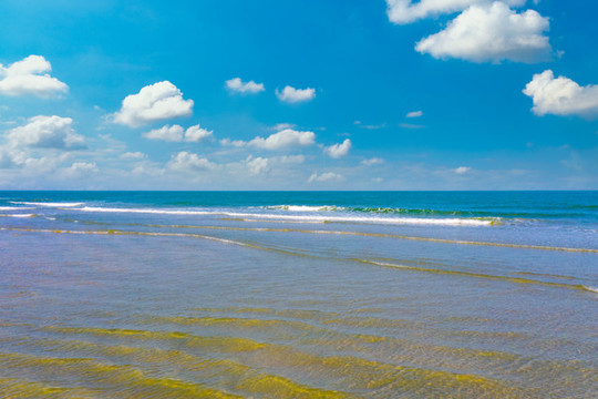 湛江東海島海岸風光
