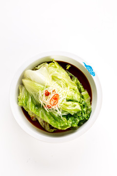 白灼生菜