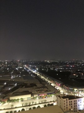 城市夜景小鎮(zhèn)小城夜景