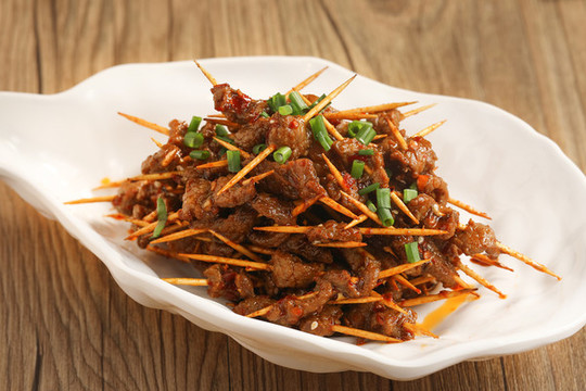 牙簽牛肉