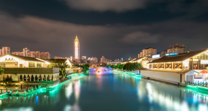 溫州南塘街夜景