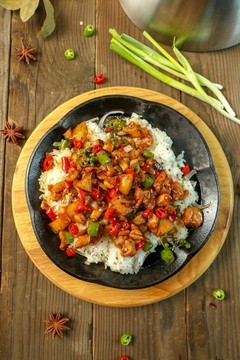 麻香小炒雞肉飯