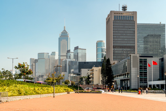 香港中環(huán)街道街景